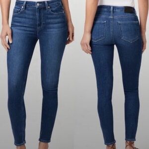 PAIGE Women's High Rise hoxton ankle skinny Jeans